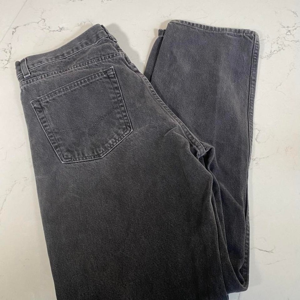 Harley-Davidson‎ Black Denim Jeans Men's 36x34 Faded Biker Y2K USA Moto